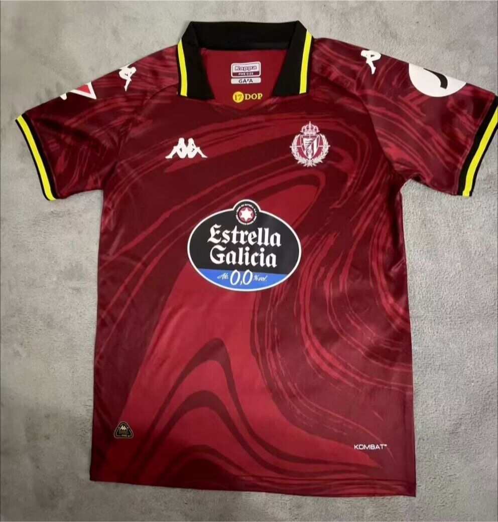 AAA Quality Valladolid 24/25 Third Red Soccer Jersey